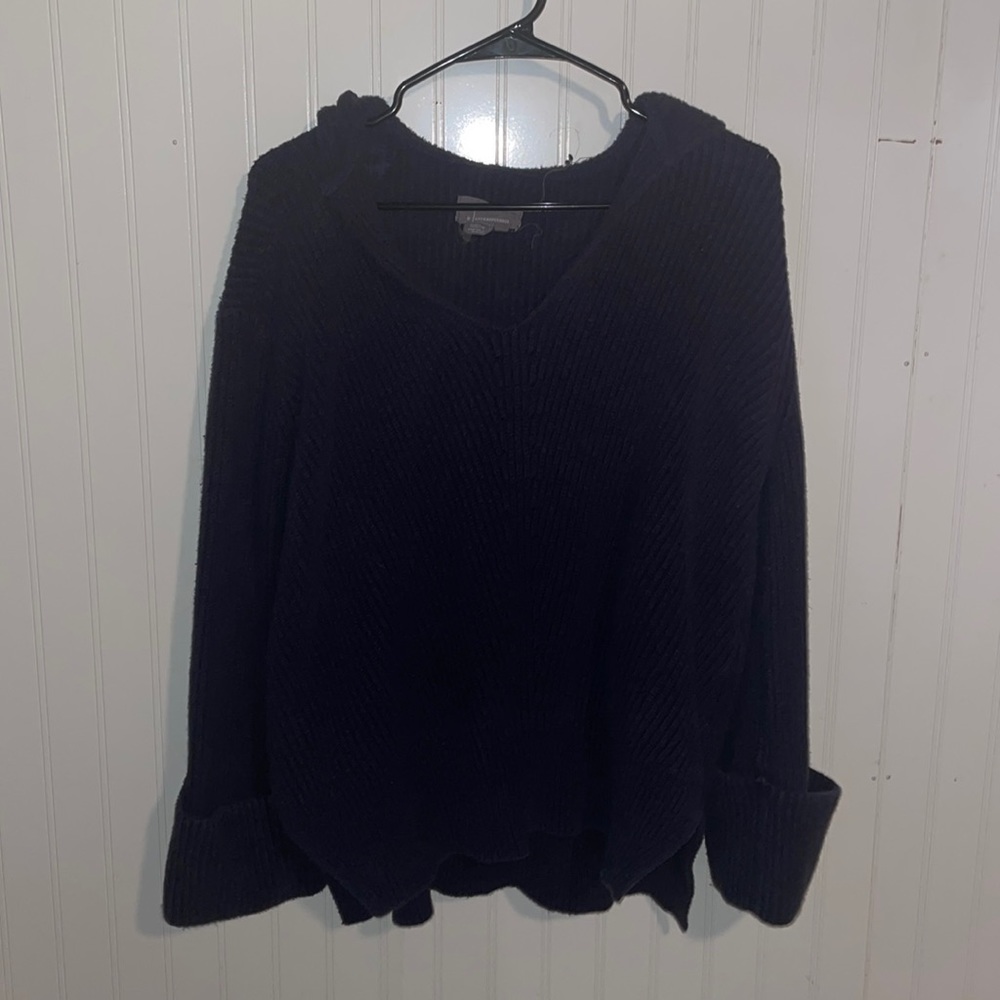 Anthropologie Knit Hoodie